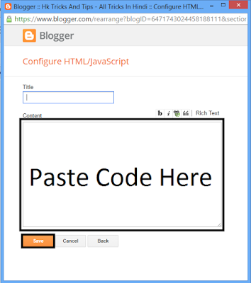 Paste Code Here