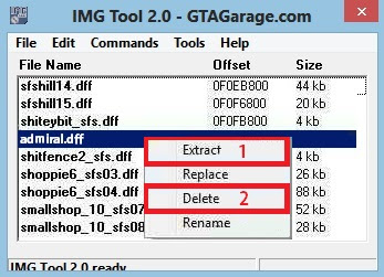 IMG TOOL Extract File