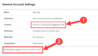 Download a Copy Of Your Facebook Data