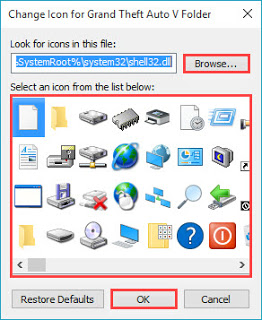 select icon