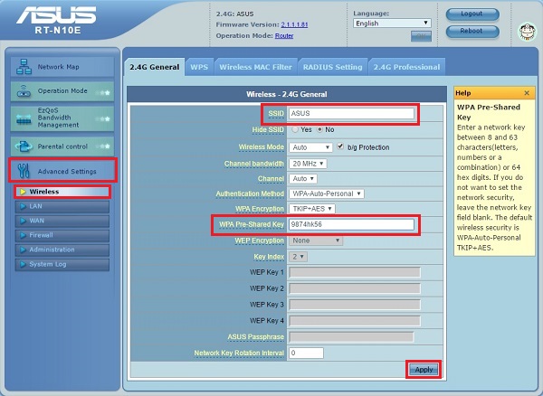 Router Setting