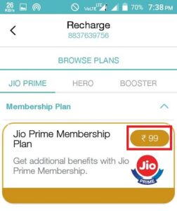 Jio Membership Plan