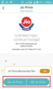 Get Jio Prime