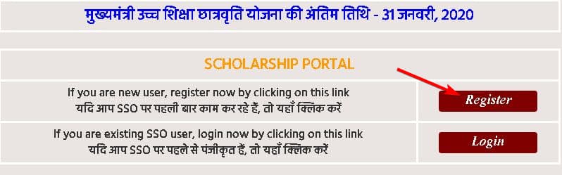 Rajsthan Ucch Shiksha Chhatravrati Yojana Online Apply Form 