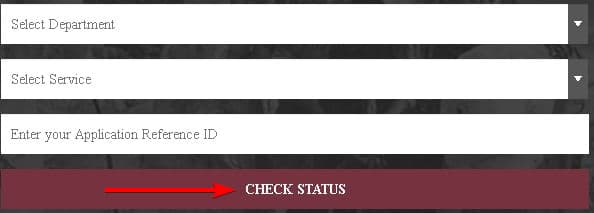 आवेदन स्थिति की जांच ऑनलाइन कैसे करें