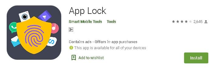 मोबाइल एप लॉक करने वाले एप डाउनलोड करें. Top 10 Apps lockers App For Android