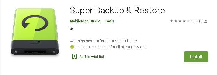 मोबाइल बैकअप डाटा सेव करने वाले एप डाउनलोड करें. Best Backup And Restore Android Apps