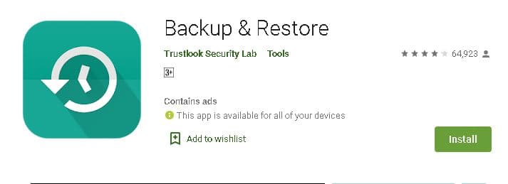 मोबाइल बैकअप डाटा सेव करने वाले एप डाउनलोड करें. Best Backup And Restore Android Apps