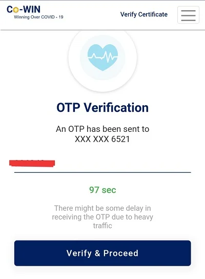 OTP verification