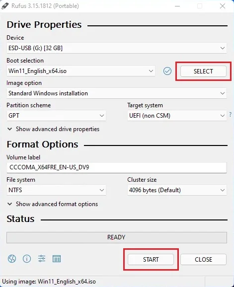 create bootable windows 11 pendrive