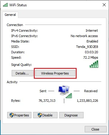 Wireless Properties