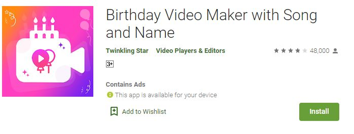 Birthday Video Status बनाने वाला ऐप डाउनलोड करें? | Best Birthday Video Status Maker App