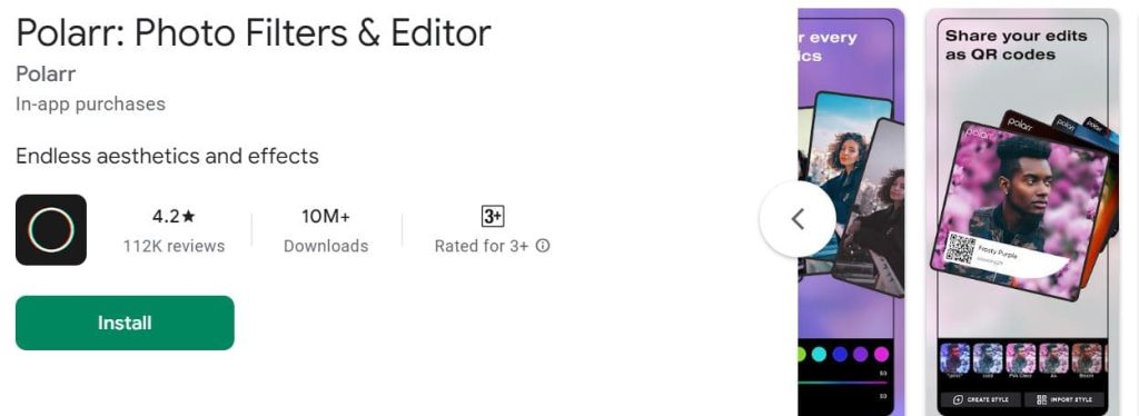 Polarr App - High Quality Me Photo Edit Karne Wala Apps