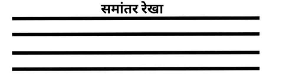 रेखा किसे कहते हैं? रेखा की परिभाषा, प्रकार व नियम 